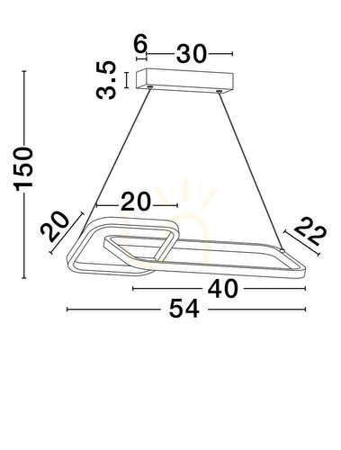 Jelölje be CHULUMANI Luces Exclusivas függesztéklámpa LE44826