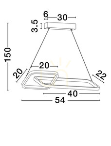 CHULUMANI Luces Exclusivas függesztéklámpa LE44826 small 1