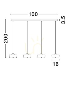 ESPINAR Luces Exclusivas függőlámpa LE44732 small 1