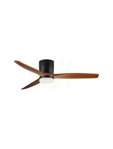 Luces Exclusivas Guarayos LE44965 mennyezeti ventilátor LED 18 W, fekete fa kivitel, 70 cm small 0