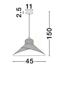 MONSEFU Luces Exclusivas függesztéklámpa LE44859 3 MONSEFU Luces Exclusivas függesztéklámpa LE44859 small 3