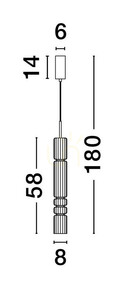 MONTERO Luces Exclusivas függesztéklámpa LE44588 3 MONTERO Luces Exclusivas függesztéklámpa LE44588 small 3