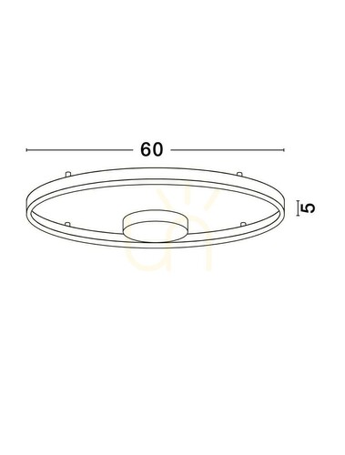 Jelölje be Plafond SULLANA Luces Exclusivas LE44871