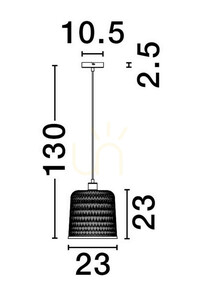 TALITAS Luces Exclusivas függesztéklámpa LE44511 small 3
