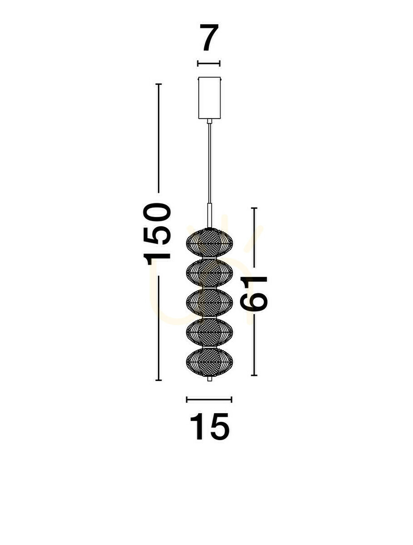 Kijelző TIPUANI Luces Exclusivas függesztéklámpa LE44624 TIPUANI Luces Exclusivas függesztéklámpa LE44624