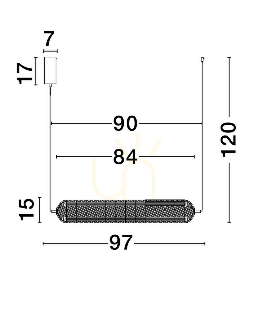 Kijelző TIPUANI Luces Exclusivas függőlámpa LE44627 TIPUANI Luces Exclusivas függőlámpa LE44627