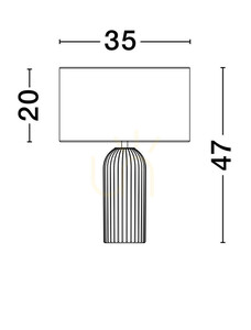 TUMARAPI Luces Exclusivas asztali lámpa LE44961 1 TUMARAPI Luces Exclusivas asztali lámpa LE44961 small 1