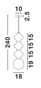 VILROSA Luces Exclusivas függőlámpa LE44567 3 VILROSA Luces Exclusivas függőlámpa LE44567 small 3