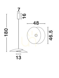 YACUIBA Luces Exclusivas függőlámpa LE44739 small 3