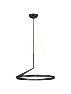 Luces Exclusivas ZUDANEZ LE44777 LED függőlámpa, fekete, Ø60 cm, 31 W small 0
