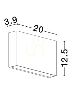 COROICO Luces Exclusivas kültéri fali lámpa LE73801 small 3