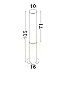 MONSECA Luces Exclusivas világító oszlop LE75105 small 3