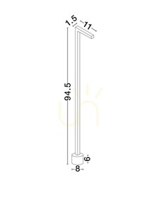 BERENDA világító oszlop Luces Exclusivas LE75142 small 2