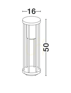 Luces Exclusivas MONTIVA LE75173 antracit kerti lámpa E27 IP65 50 cm 3 Luces Exclusivas MONTIVA LE75173 antracit kerti lámpa E27 IP65 50 cm small 3