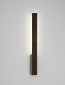 NOVIANO Luces Exclusivas LE75193 kültéri LED fali lámpa, rozsdaszínű, 61 cm small 1