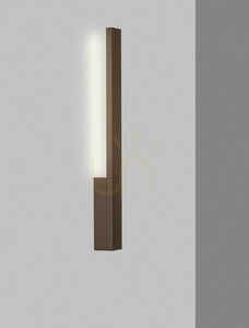 NOVIANO Luces Exclusivas LE75193 kültéri LED fali lámpa, rozsdaszínű, 61 cm small 2