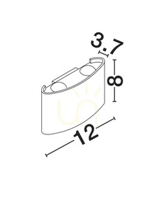 CALMERO kültéri fali lámpa Luces Exclusivas LE75219 small 3