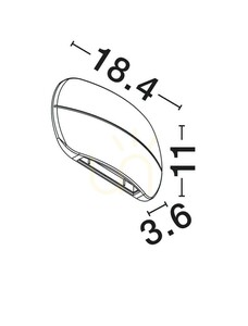 FARDANO kültéri fali lámpa Luces Exclusivas LE75227 small 2
