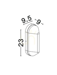CASVELO Luces Exclusivas kültéri fali lámpa LE75253 small 3