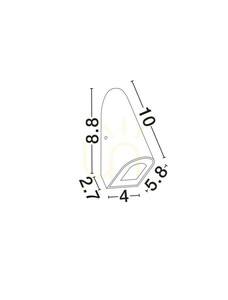 TELVANO kültéri fali lámpa a Luces Exclusivas LE75313-tól 1 TELVANO kültéri fali lámpa a Luces Exclusivas LE75313-tól small 1
