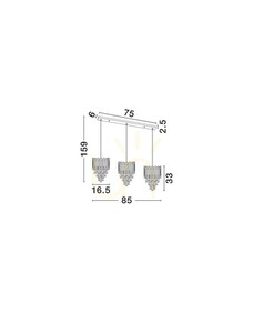 PELAVRO Luces Exclusivas függesztéklámpa LE45106 small 3