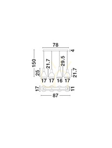 SARDUNO függőlámpa a Luces Exclusivas-tól LE45140 LE45140 3 SARDUNO függőlámpa a Luces Exclusivas-tól LE45140 LE45140 small 3