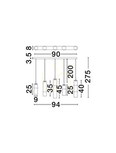 SARTANO Luces Exclusivas függesztéklámpa LE45165 3 SARTANO Luces Exclusivas függesztéklámpa LE45165 small 3
