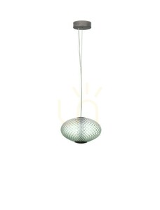 Luces Exclusivas CORVELA LE45178 LED függőlámpa – zöld üveg, 30 cm, 12 W, 3000 K small 0