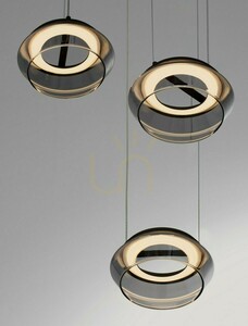 Luces Exclusivas Ovanira LE45195 fekete LED függeszték 24 W 35 cm small 2