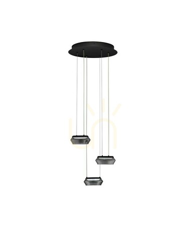 Jelölje be Luces Exclusivas Ovanira LE45195 fekete LED függeszték 24 W 35 cm