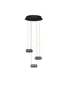 Luces Exclusivas Ovanira LE45195 fekete LED függeszték 24 W 35 cm small 0