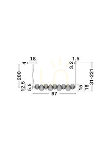 TANVERA Luces Exclusivas függesztéklámpa LE45209 3 TANVERA Luces Exclusivas függesztéklámpa LE45209 small 3