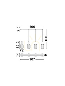 QUERISA függőlámpa a Luces Exclusivas-tól LE45217 LE45217 small 3