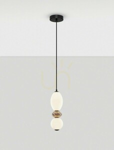 Luces Exclusivas MONRETA LE45231 mokka LED függeszték 12 W small 1