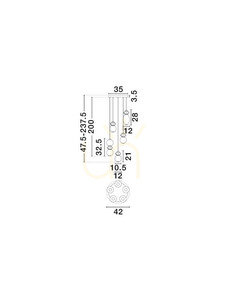 MONRETA Luces Exclusivas függesztéklámpa LE45236 small 3