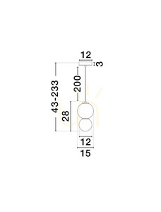 JORELIA Luces Exclusivas függesztéklámpa LE45256 small 3