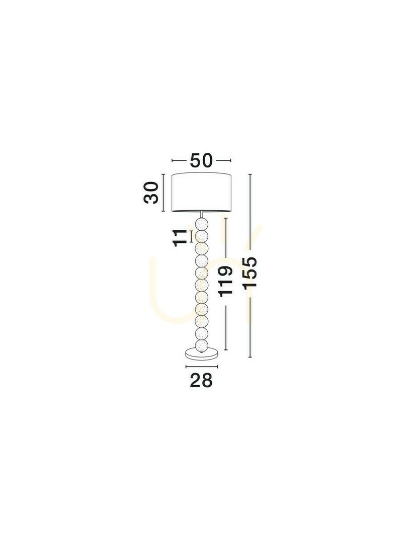 Kijelző CELVIRO Luces Exclusivas állólámpa LE45307 CELVIRO Luces Exclusivas állólámpa LE45307