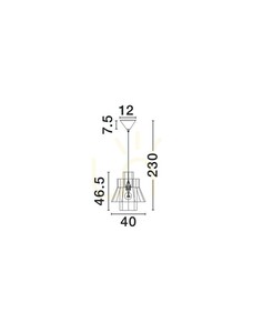 MURVOLO Luces Exclusivas függőlámpa LE45361 small 3
