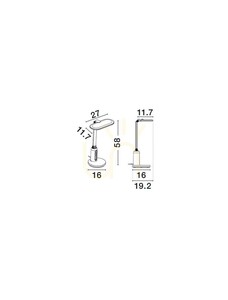 CENZIRA Luces Exclusivas íróasztali lámpa LE45412 small 3