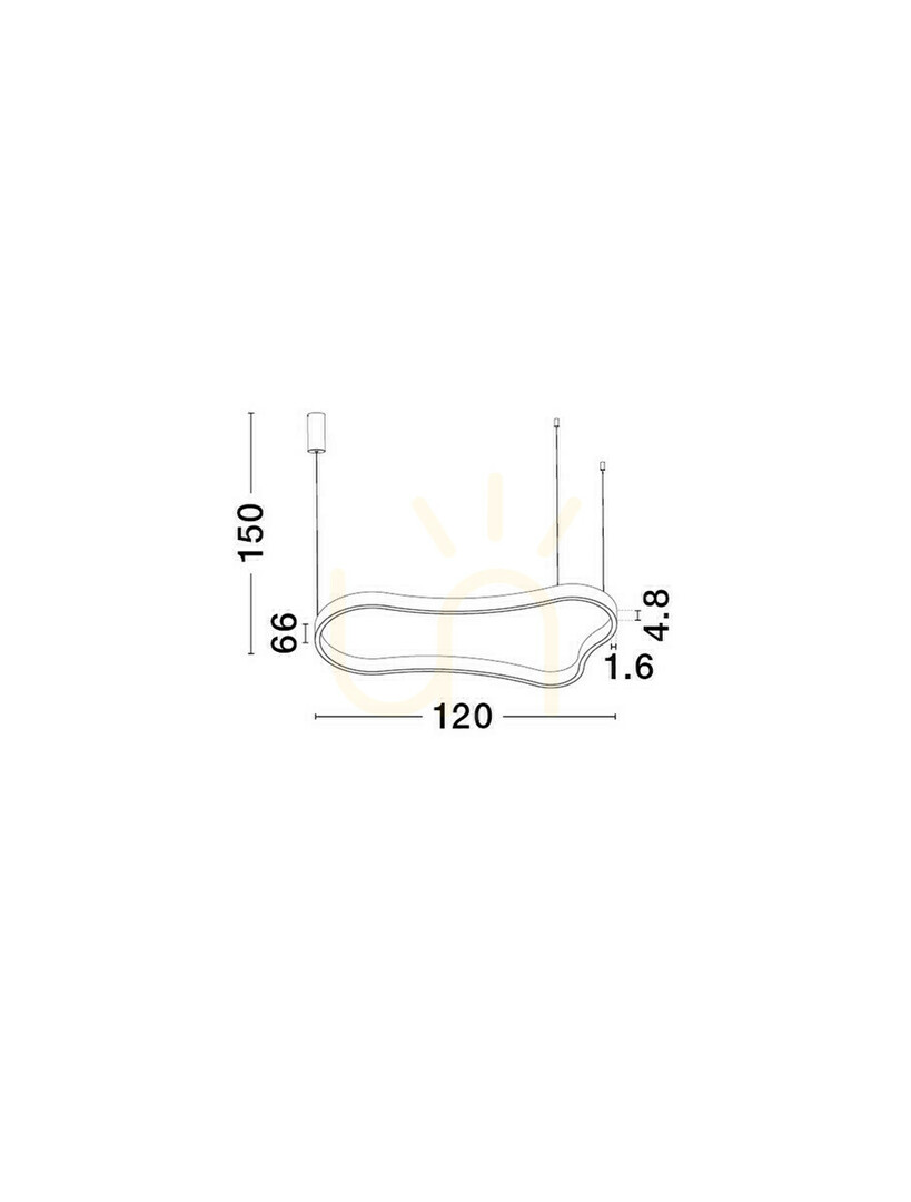 Kijelző VELBANO Luces Exclusivas függesztéklámpa LE45416 VELBANO Luces Exclusivas függesztéklámpa LE45416