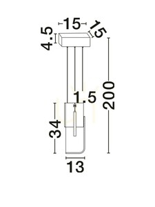 ALBAIDA függesztéklámpa Luces Exclusivas LE45721 small 4