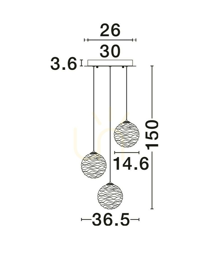 Jelölje be ALBORA Luces Exclusivas függesztéklámpa LE45742 ALBORA Luces Exclusivas függesztéklámpa LE45742
