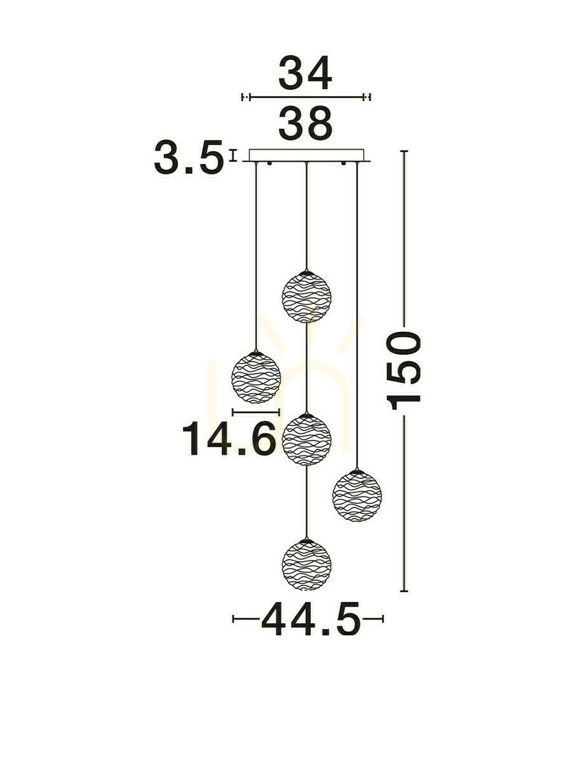 Előadás ALBORA Luces Exclusivas függőlámpa LE45745 ALBORA Luces Exclusivas függőlámpa LE45745