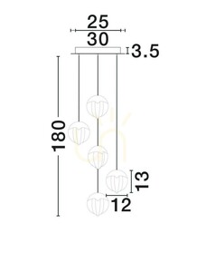 ALCUDIA függesztéklámpa Luces Exclusivas LE45756 5 ALCUDIA függesztéklámpa Luces Exclusivas LE45756 small 5