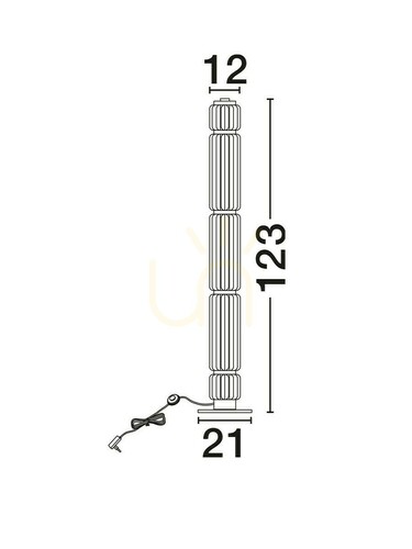 Jelölje be ALQUERI Luces Exclusivas állólámpa LE45810.