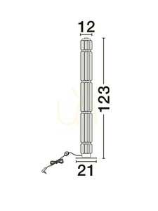 ALQUERI Luces Exclusivas állólámpa LE45810. 1 ALQUERI Luces Exclusivas állólámpa LE45810. small 1