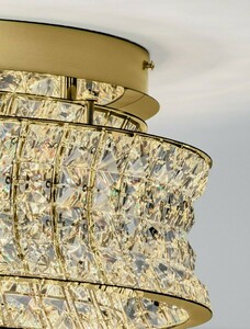 ARONA Luces Exclusivas LE45861 aranyszínű kristályos LED mennyezeti lámpa 60 cm small 4