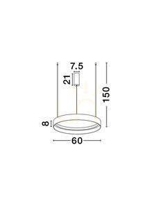 Luces Exclusivas ATECA függőlámpa LE45895 small 5