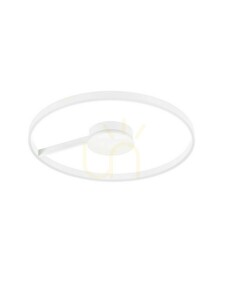 Fehér LED mennyezeti lámpa Luces Exclusivas AZKOIT LE45901 80 cm 64 W small 0