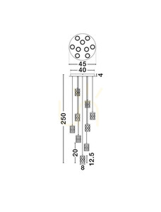 MURO Luces Exclusivas függesztéklámpa LE46123 5 MURO Luces Exclusivas függesztéklámpa LE46123 small 5